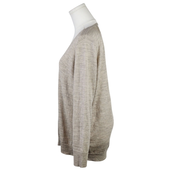Eileen Fisher Project Royal Alpaca Open Back Sweater M Beige Minimalist Luxury - Picture 6 of 8